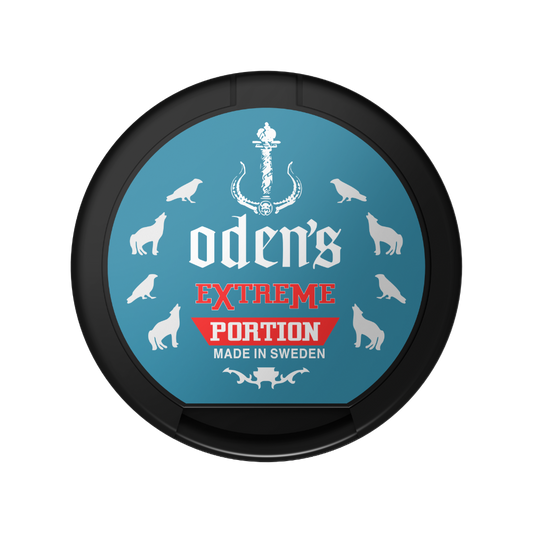 Odens Extreme Cold – žvýkací tabák (snus) s mentolovou chutí, vlhké sáčky a osvěžující chladivý efekt