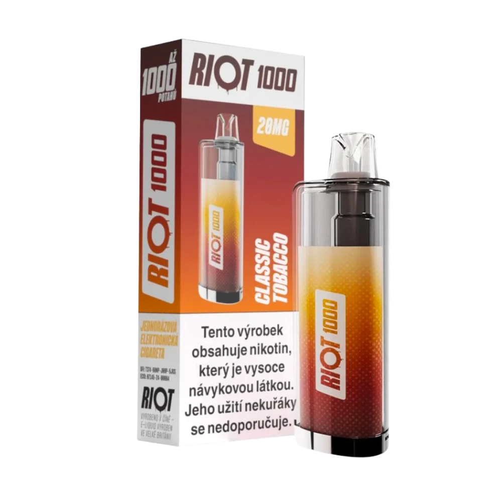 RIOT 1000 Classic Tobacco
